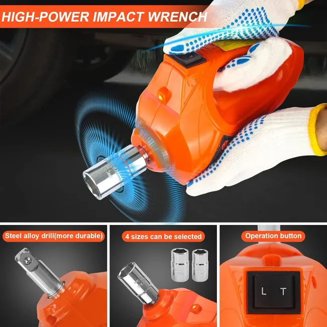 Electric Car Jack Kit 5Ton 12V Hydraulic Car Jack Lift - Image 4